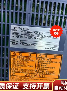 伺服驱动器RYT751D5-VS2-Z19，询价