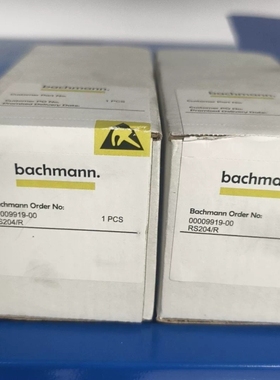 议价巴赫曼bachmann RS204/R模块，00009919