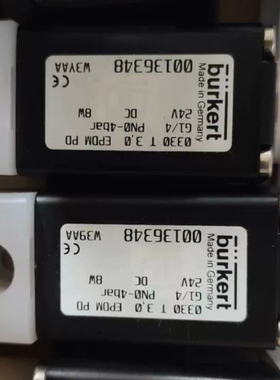 全新Burkert电磁阀00136348，德国制造，24V