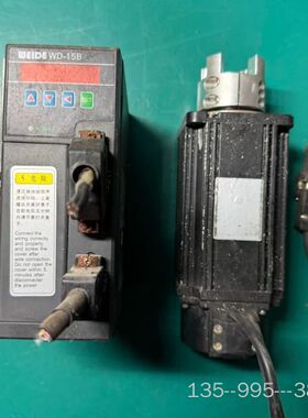 韦德伺服驱动一套WD15B075A，750W，电机铭牌详谈