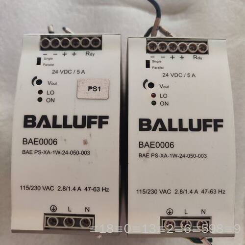BALLUFF电源 BAE0006议价