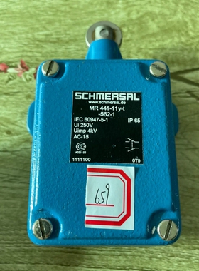 议价德国施迈赛限位开关，型号MR 441-11y-t，蓝色外壳，维修