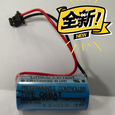 三菱原装电池Q6BAT，拆机品，电压实测3.1V，单个15，