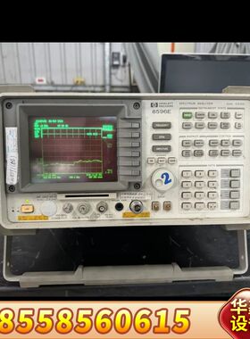 HP 8596E频谱分析仪，只開機通電如圖其它懂現況
