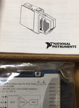 原装NI 9206模块，16通道差分/32单端输入，±200