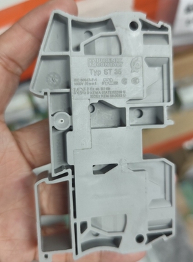 议价接线端子，灰色，型号ST 35 - 直通式接线端子。议价