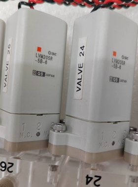 议价SMC原装电磁阀LVM205R-5B-6，一排九个，来自