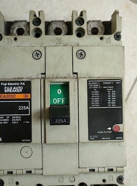 议价正品拆机，富士FUJI漏电断路器EA203C 225
