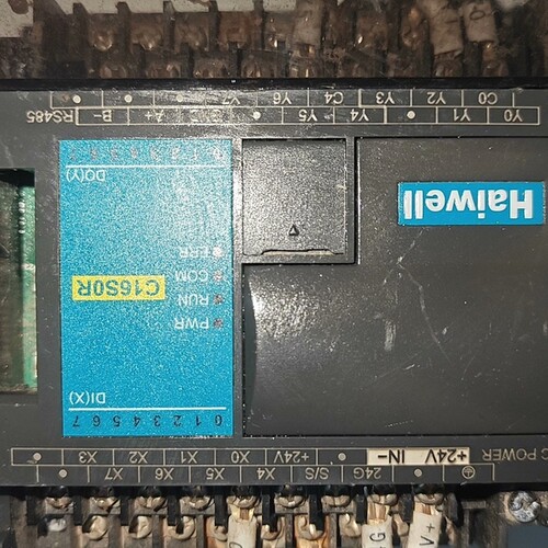 议价海为PLC C16S0R，24V DC供电，0.31A，拆机
