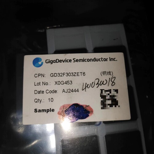议价gd32f303zet6，20颗。。gd32f303rct6