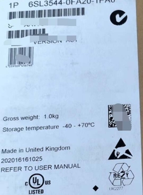 议价6SL3544-0FA20-1PA0 6SL3 544-0F议价