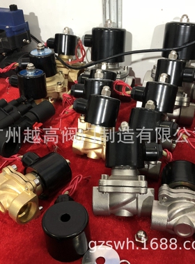 2W-250-25B不锈钢电磁阀2W-500-50FS不锈钢法兰电磁阀AC24V 380V