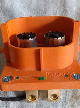 议价泰科TE HVP800052E3B高压连接器，橙色外壳，带线