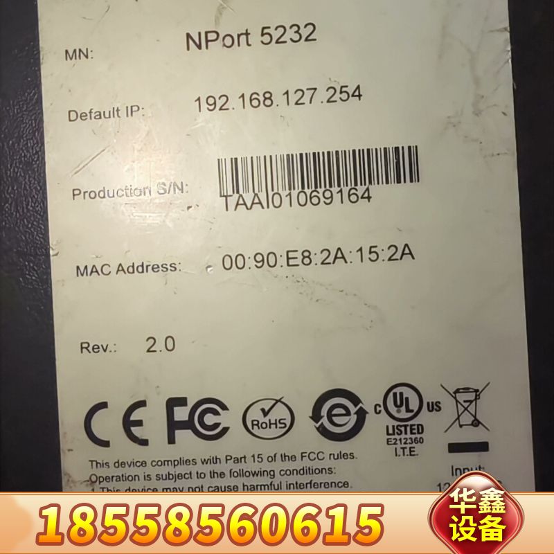 MOXA NPORT 5232  串口服务器，，
