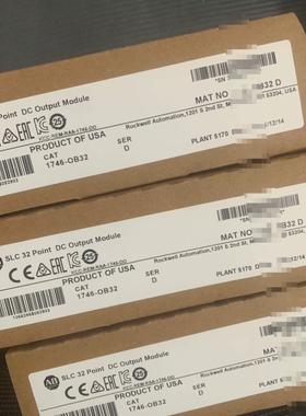 SLC 32点DC输出模块，1746-OB3议价