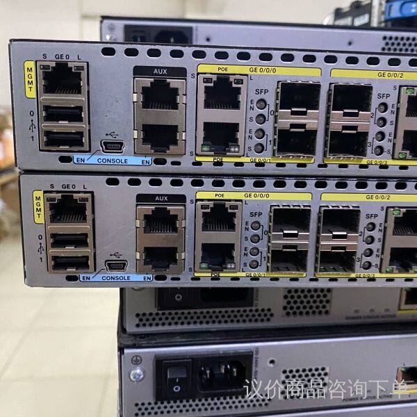 思科CISCO ISR4431/K9 企业级千兆路由器 双电 议价