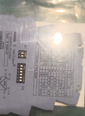议价德国Knick VariTrans B 10000 F0信号维修