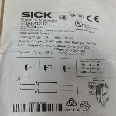 SICK西克光电开关，GTB6-P1212  订货号，105议价