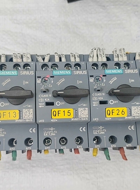 议价SIRIUS断路器3RV6011系列，拆机品，型号QF