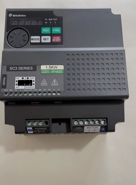 议价士林变频器，型号SC3-021-1.5K，实物图拍摄，成色如维修