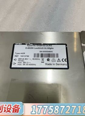 主轴控制器SycoTec Type 4425.D8829