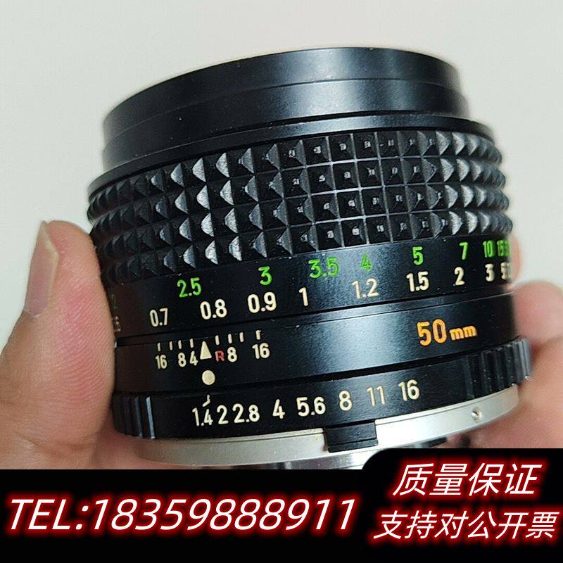 美能达50/1.4 MC PG定焦镜头，MD卡口，全金属机身.议价