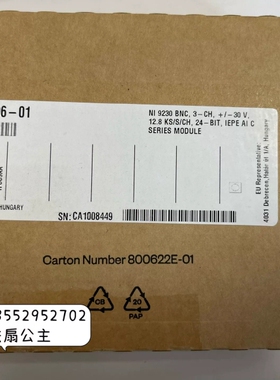 NI 9230  BNC,784396-01