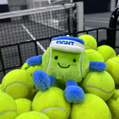 八斤八 网球毛绒挂件钥匙扣可爱运动玩偶潮流创意玩具 泰尼