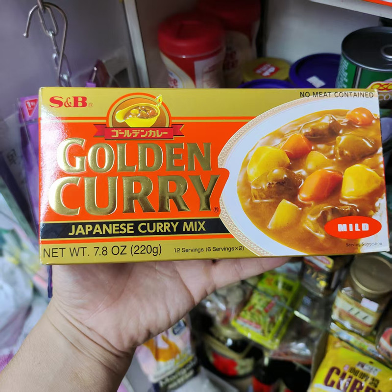 日本SB爱思必金牌咖喱块咖喱膏酱图片