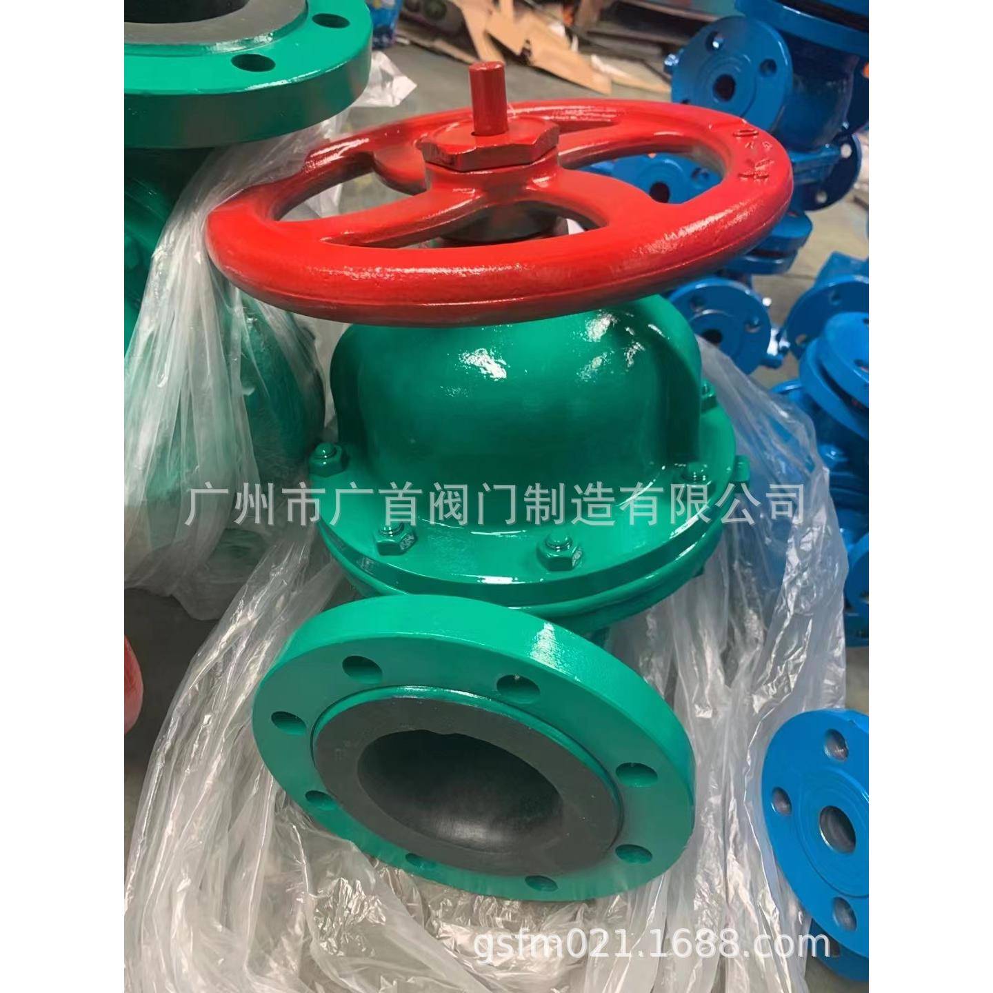 衬胶铸铁G41J-10隔膜阀G41F46衬氟隔膜阀G9B41F5(防爆式)