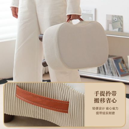 客厅小凳子舒适久坐沙发凳家用茶几矮凳手提换鞋凳矮凳实用小板凳