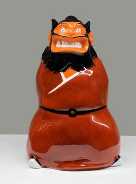 不仁斋 薛继业 陶瓷雕塑系列特大号钟 钟馗大号背手剑钟 钟馗潮玩