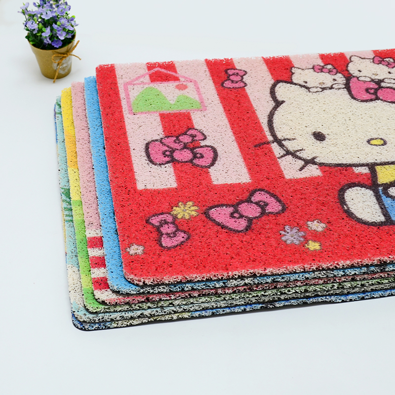 进门地垫门垫入户门脚垫防滑丝圈大门门口脚垫家用门口地毯卡通