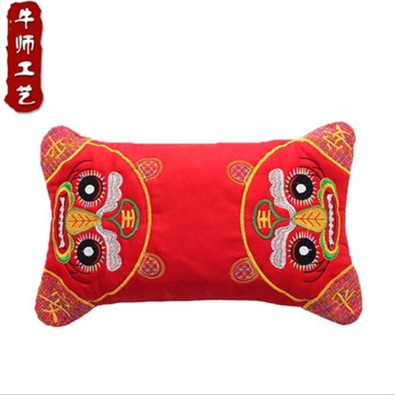 儿童清凉 吸汗 明目虎头枕头 宝宝荞麦枕头 婴儿荞麦蚕沙 虎头枕