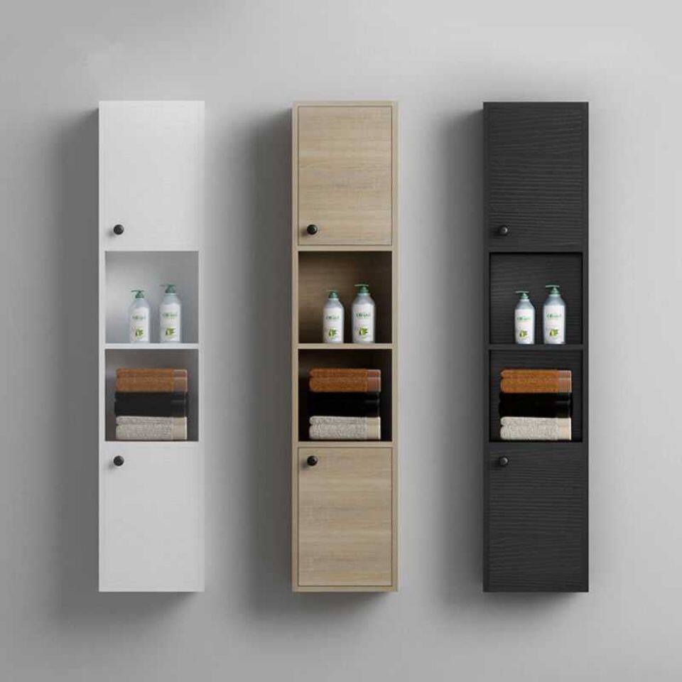 简约吊柜卫生间壁柜挂柜墙柜客厅柜浴室柜厨房柜储物柜实木定制