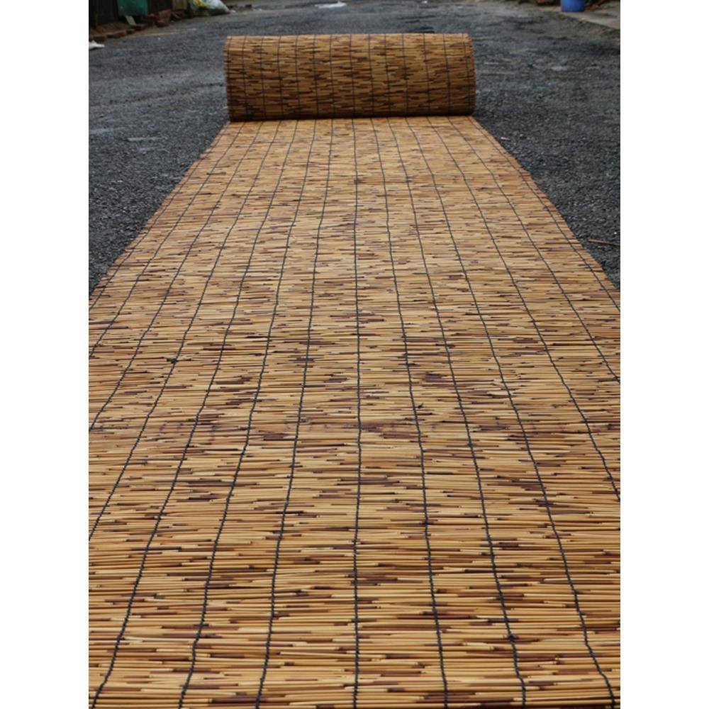 芦苇帘子竹帘窗帘卷帘门帘隔断帘子阳台农家乐装饰遮阳帘草帘卷帘