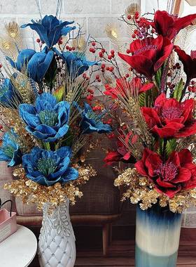 档欧式仿真花假花新款花家居客插落地摆放酒店装饰大厅29610堂高