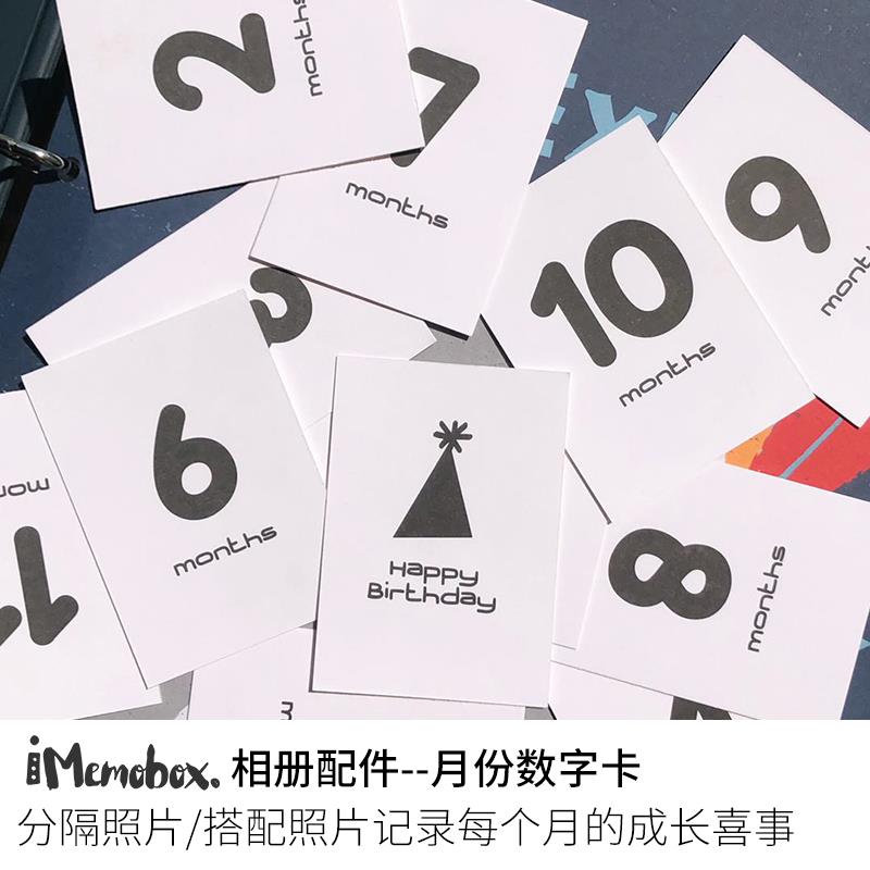 Memobox相册配件数字卡