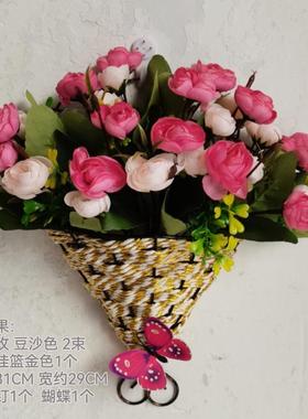 背墙面壁扇形装花小麦60290稻穗牡丹花室内家居门框电套视景挂墙