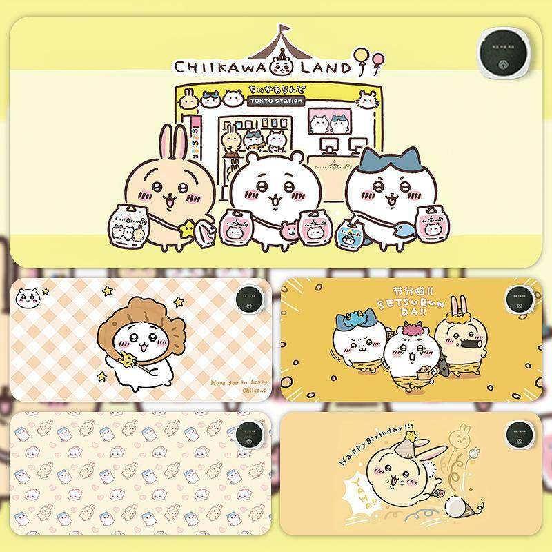 吉伊卡哇加热发热垫暖桌垫办公室电脑桌面加热超大号笔记本鼠标垫