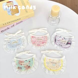 猫咪围脖夏季宠物狗狗比熊口水巾小猫围兜装饰品小狗围巾夏天配饰