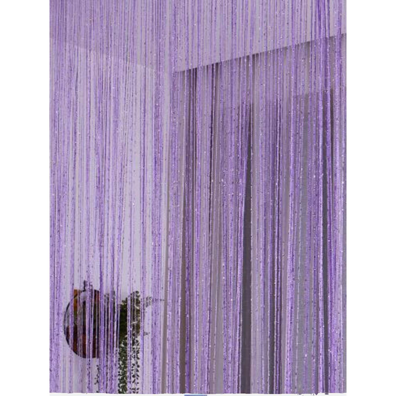 成品银丝线帘 加密婚庆帘子客厅玄关挂帘装饰门帘 流苏窗帘隔断帘