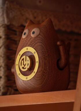 《转运神喵》实工位面摆件招财猫43414运创意解压转生日桌乔木迁