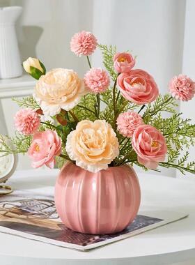 彷假真07394花摆干燥花花束家居客件厅摆设花艺装饰桌品高档插花