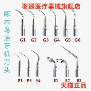 超声波洁牙机工作尖 牙科龈下洁治头荡洗针 口腔洗牙机啄木鸟刀头