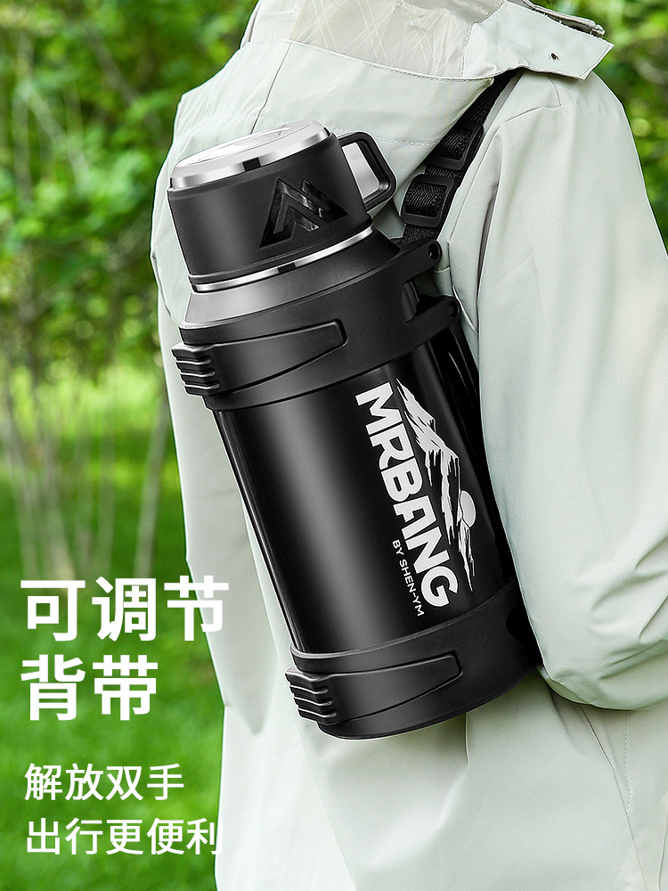 保温壶户外大容量热水壶316不锈钢保温杯大号便携车载家用暖水瓶