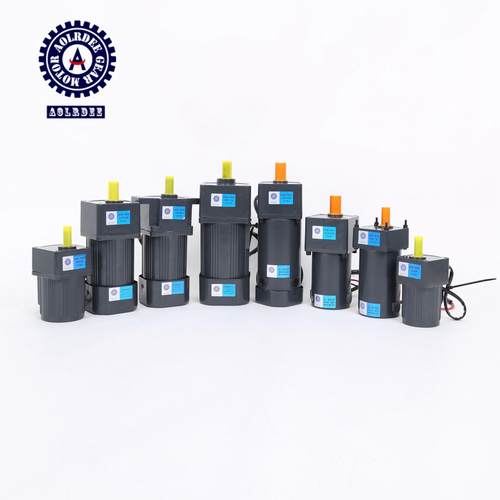 刹车机械设备交流电源调速电机精密齿轮减速电机6W减速电机