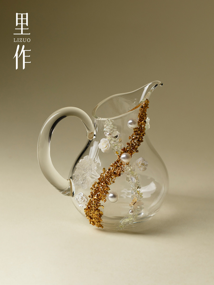 日作高颜值纯手工公平杯高硼硅耐热玻璃饮茶机经典茶道配件茶海,餐饮具,公道杯,淘宝优惠券,粉丝福利购,淘宝优惠卷