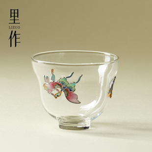 掐丝珐琅彩圆口主人杯单杯高端轻奢纯手工品茗杯高颜值茶杯 里作