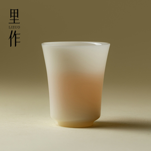里作高端冰种玉瓷茶杯德化白瓷品茗杯个人专用单杯功夫茶具主人杯